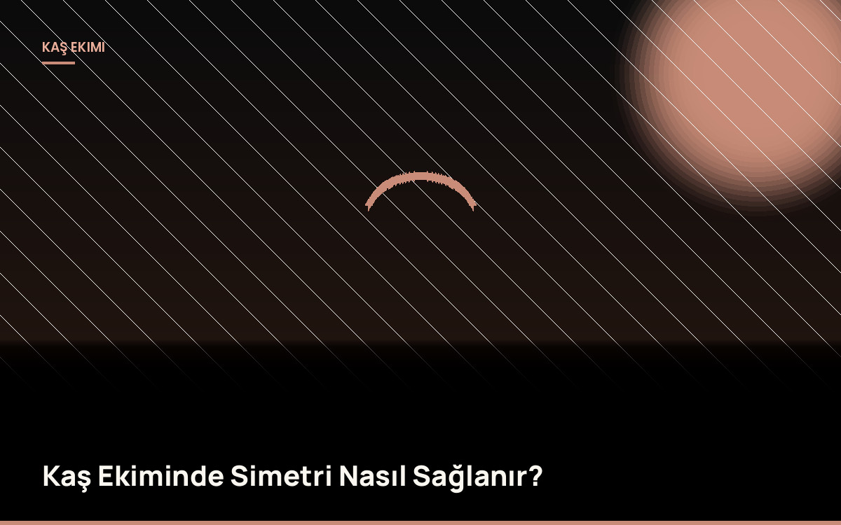 Kaş Ekiminde Simetri Nasıl Sağlanır?